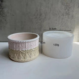 Concrete Flower Pot Silicone Mold DIY Candle Jar