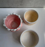 Concrete Flower Pot Silicone Mold DIY Candle Jar