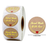 Craft Paper Foil Greeting Sticker - Thank You For Celebrating With Us
