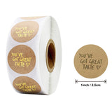Craft Paper Foil Greeting Sticker - Thank You For Celebrating With Us