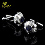 Crystal Cufflinks Rhinestone French Buttons Jewelry