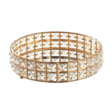Round Crystal Jewelry Tray Holder for Earrings Necklace Bracelet Ring
