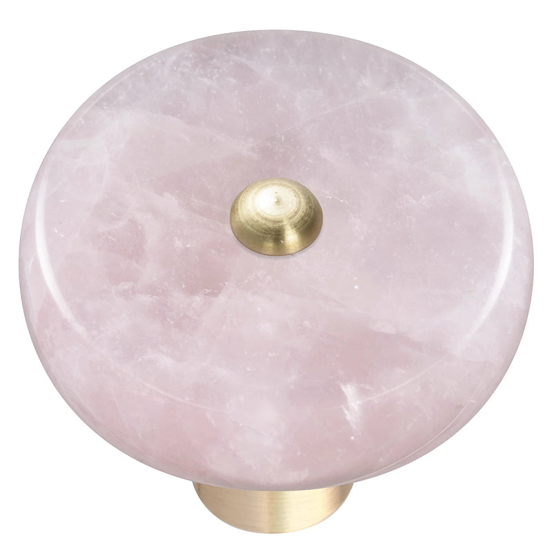 Green Aventurine Crystal Drawer Pulls Knobs Reiki Brass Handle