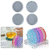 Round Cup Mats Mould Decoration Accessories Tool Craft for Epoxy Cup