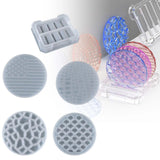 Round Cup Mats Mould Decoration Accessories Tool Craft for Epoxy Cup