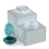 Round Cut Diamond Candle Holder Silicone Mold DIY Crystal Epoxy Resin
