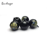 Round Daruma Lucky Bell Charm DIY Craft Gift Favors