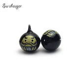 Daruma Lucky Bell Charm for DIY Craft, Gift Favors