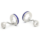 Double Side Circle Cufflinks Copper Material Cuff Links Wholesale
