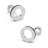 Double Side Circle Cufflinks Copper Material Cuff Links Wholesale
