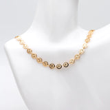 6mm Round Disc Chains, Plated Brass Chain (#LK-582)