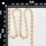 6mm Round Disc Chains, Plated Brass Chain (#LK-582)