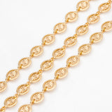 6mm Round Disc Chains, Plated Brass Chain (#LK-582)