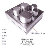 Metal Disc Cutter Set 5 Sizes - Circular Metal Discs Cutting Tool