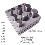 Metal Disc Cutter Set 5 Sizes - Circular Metal Discs Cutting Tool