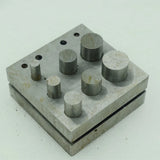 Metal Disc Cutter Set 5 Sizes - Circular Metal Discs Cutting Tool