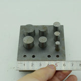 Metal Disc Cutter Set 5 Sizes - Circular Metal Discs Cutting Tool