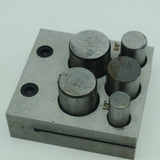 Metal Disc Cutter Set 5 Sizes - Circular Metal Discs Cutting Tool