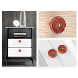 Natural Crystal Stone Drawer Cabinet Knobs