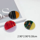 Resin Plastic Acetic Acid Eardrop Charms 4pcs