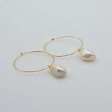 Baroque Pearls Large Earrings for Women