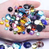 6-25mm Acrylic Flatback Craft Art DIY Gems Rhinestone