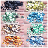 6-25mm Acrylic Flatback Craft Art DIY Gems Rhinestone