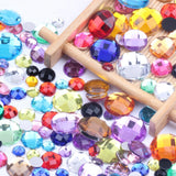 6-25mm Acrylic Flatback Craft Art DIY Gems Rhinestone