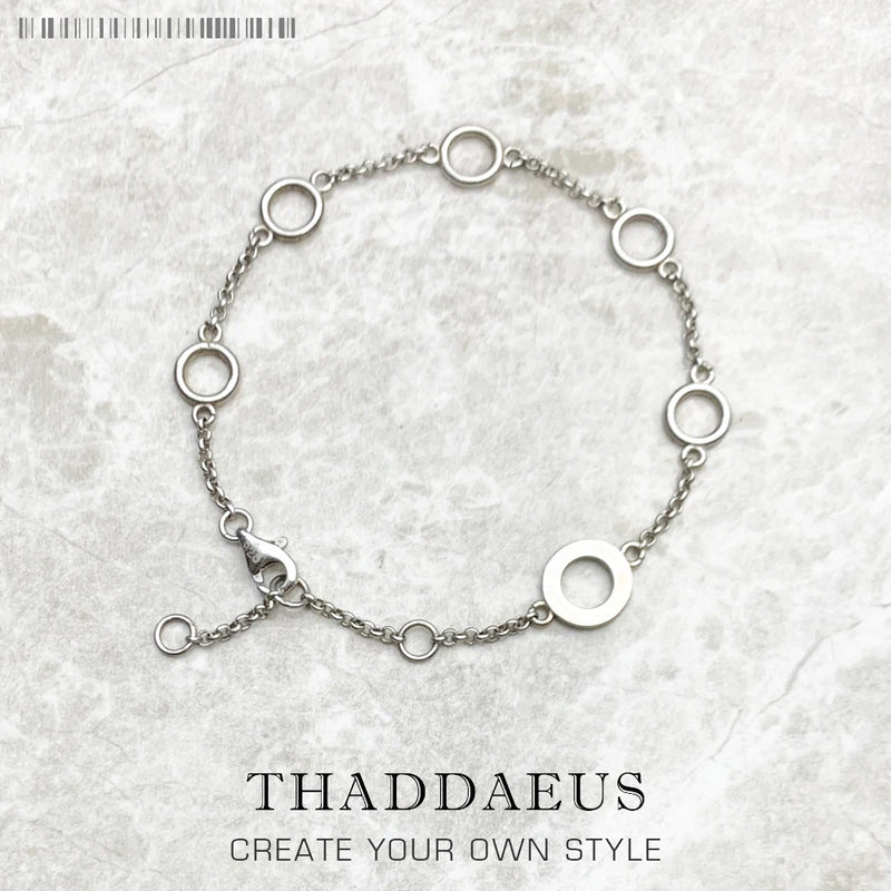 Silver Club Jewelry Europe Style Women Gift Charm Bracelet