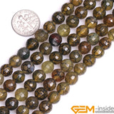 Yellow Crackle Agate Beads Natural Stone DIY Bracelet Necklace Making