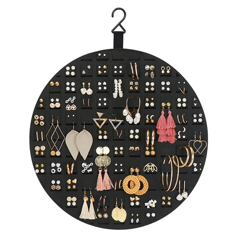 Felt Jewelry Storage Hanging Bag Wall Display Rack