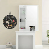 Round Felt Jewelry Storage Hanging Bag Wall-Mounted Display Rack