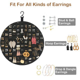 Felt Jewelry Hanging Bag Wall-Mounted Earrings Display Rack