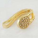 Zircon Cartilage Earrings, Round Style