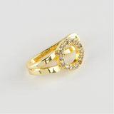 Zircon Cartilage Earrings, Round Design