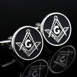 Masonic Letter Cufflinks Men's Shirt Jewelry - Great Gift for Him