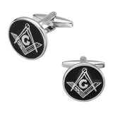 Masonic Letter Cufflinks Men's Shirt Jewelry - Great Gift for Him