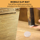 Round Furniture Sliders Reusable Glider Moving Pad for Heavy Furniture