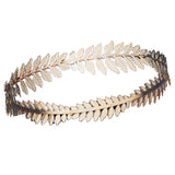 Vintage Style Golden Olive Leaves Tiara Crown