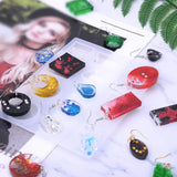Round Heart Earring Pendant Silicone Mold Resin Mold DIY Necklace Keychain