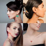 Round Heart Earring Pendant Silicone Mold Resin Mold DIY Necklace Keychain