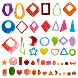 Round Heart Earring Pendant Silicone Mold Resin Mold DIY Necklace Keychain