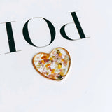 Heart Resin Pendant Eardrop DIY Necklace Earring Accessories Charms 4pcs