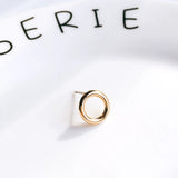 Round Heart Ring Shape Plated Earring Setting Ear Drop Accessories DIY Material