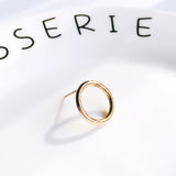 Round Heart Ring Shape Plated Earring Setting Ear Drop Accessories DIY Material