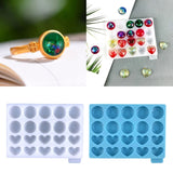 Heart Shape Pendant Moulds Keychain Molds Clay DIY Jewelry Tools