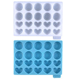 Heart Shape Pendant Moulds Keychain Molds Clay DIY Jewelry Tools