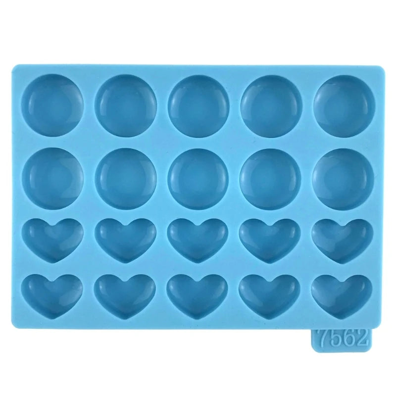 Heart Shape Pendant Moulds Keychain Molds Clay DIY Jewelry Tools