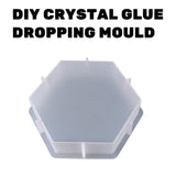 Round Hexagon Epoxy Resin Mold Crystal Silicone Art Casting Mould