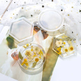 Hexagonal Resin Tray Mold Jewelry Soap Candle Holder Epoxy Casting Molds